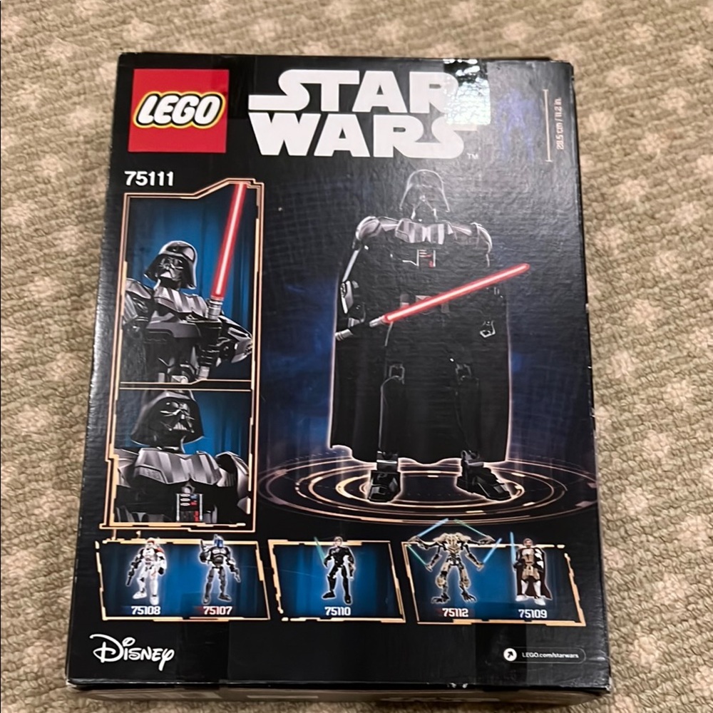 LEGO Star Wars Darth Vader Building Set - Black and Red